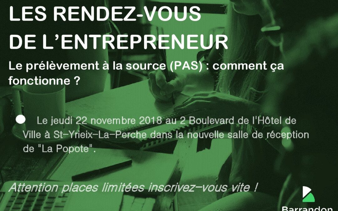 Conférence sur le Prélèvement à la source